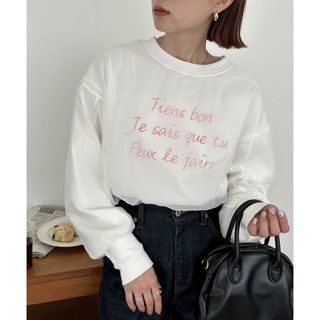 ディスコート(Discoat)のオーガンジーレイヤードロンT(Tシャツ(長袖/七分))