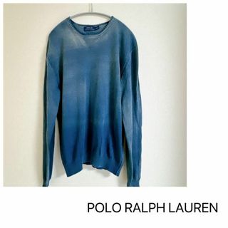 ポロラルフローレン(POLO RALPH LAUREN)の美品　ポロラルフローレン POLO ヴィンテージ加工　長袖カットソー　Tシャツ(Tシャツ/カットソー(七分/長袖))