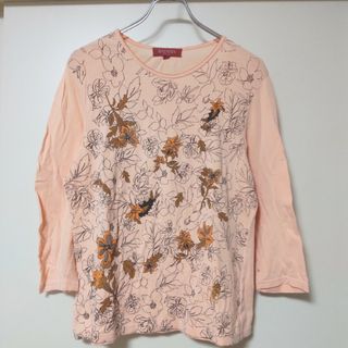 バルマン(BALMAIN)のバルマン 長袖Tシャツ 花柄 トップス カットソー BALMAIN PARIS(Tシャツ(長袖/七分))