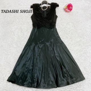 TADASHI SHOJI - 【美品】タダシショージ　大きいサイズ　ロングワンピース　ドレス　ブラック