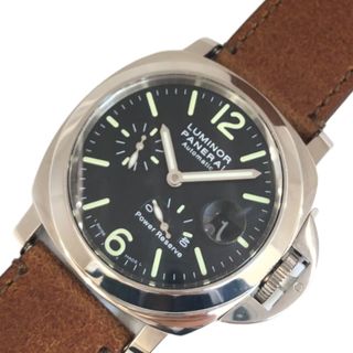 　パネライ PANERAI ルミノール　パワーリザーブ PAM00090 ブラック SS メンズ 腕時計