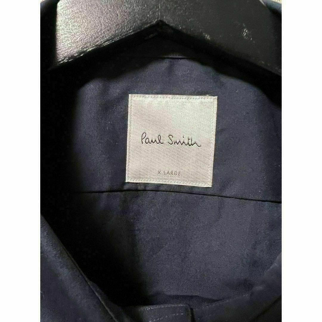 Paul Smith(ポールスミス)のPaul Smith ポールスミス　新品　ネイビー　ドレス　ボタン　シャツ　XL メンズのトップス(シャツ)の商品写真