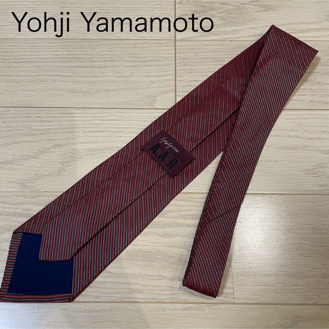 Yohji Yamamoto(ヨウジヤマモト)のYohji Yamamoto ヨウジヤマモト シルクネクタイ メンズのファッション小物(ネクタイ)の商品写真