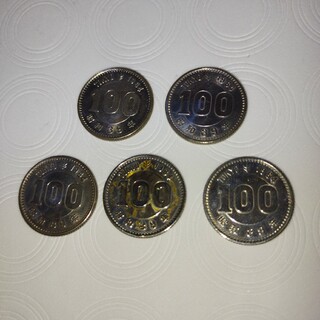1964年東京オリンピック記念100円銀貨5枚 プルーフ硬貨(貨幣)