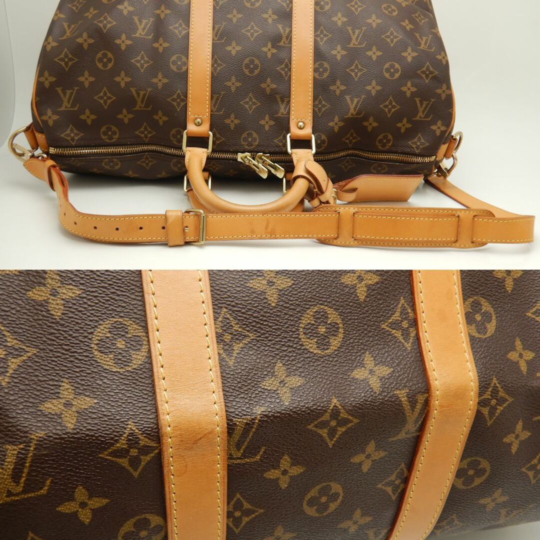 LOUIS VUITTON(ルイヴィトン)のLOUIS VUITTON ルイヴィトン モノグラム キーポルバンドリエール45 M41418 ボストンバッグ ブラウン/251663【中古】 レディースのバッグ(ボストンバッグ)の商品写真