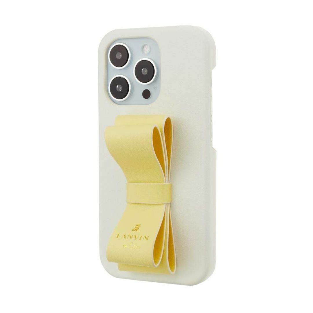 【色: Vintage White/Lemon Yellow】LANVIN en スマホ/家電/カメラのスマホアクセサリー(その他)の商品写真