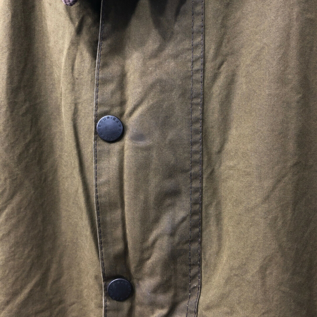 Barbour(バーブァー)のイギリス製 Barbour バブアー BEAUFORT ビューフォート オイルドジャケット ラグラン カーキ (メンズ C48) 中古 古着 Q3851 メンズのジャケット/アウター(その他)の商品写真