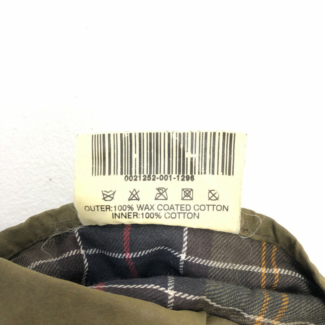 Barbour(バーブァー)のイギリス製 Barbour バブアー BEAUFORT ビューフォート オイルドジャケット ラグラン カーキ (メンズ C48) 中古 古着 Q3851 メンズのジャケット/アウター(その他)の商品写真