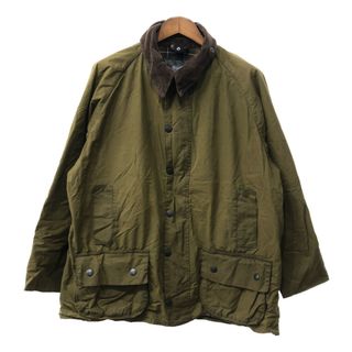 Barbour - イギリス製 Barbour バブアー BEAUFORT ビューフォート オイルドジャケット ラグラン カーキ (メンズ C48) 中古 古着 Q3851