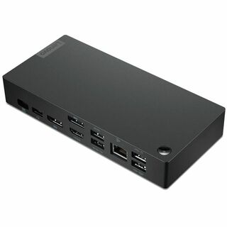 Lenovo Lenovo USB Type-C ドック (Windows OS対応限定) 40B50090JP USB-C Display HDMI ポート LAN USB 3.0 対応(PC周辺機器)