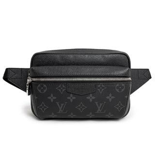 ルイヴィトン(LOUIS VUITTON)のルイ ヴィトン バムバッグ アウトドア ボディバッグ ウエストバッグ 斜め掛け モノグラムエクリプス タイガ レザー ノワール ブラック 黒 シルバー金具 M30245 LOUIS VUITTON（未使用　展示品）(ボディーバッグ)