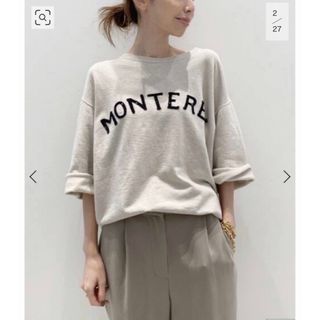 アパルトモンドゥーズィエムクラス(L'Appartement DEUXIEME CLASSE)のL'Appartement  シュタンバウムLOGO S/H Sweat 新品(カットソー(半袖/袖なし))