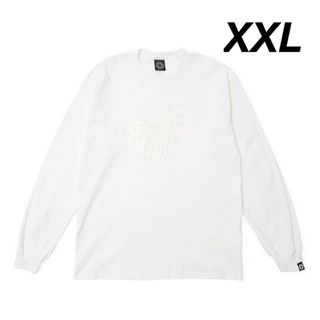 EXAMPLE ロンT XXL MFC STORE ハートロゴ ステューシー 白(Tシャツ/カットソー(七分/長袖))