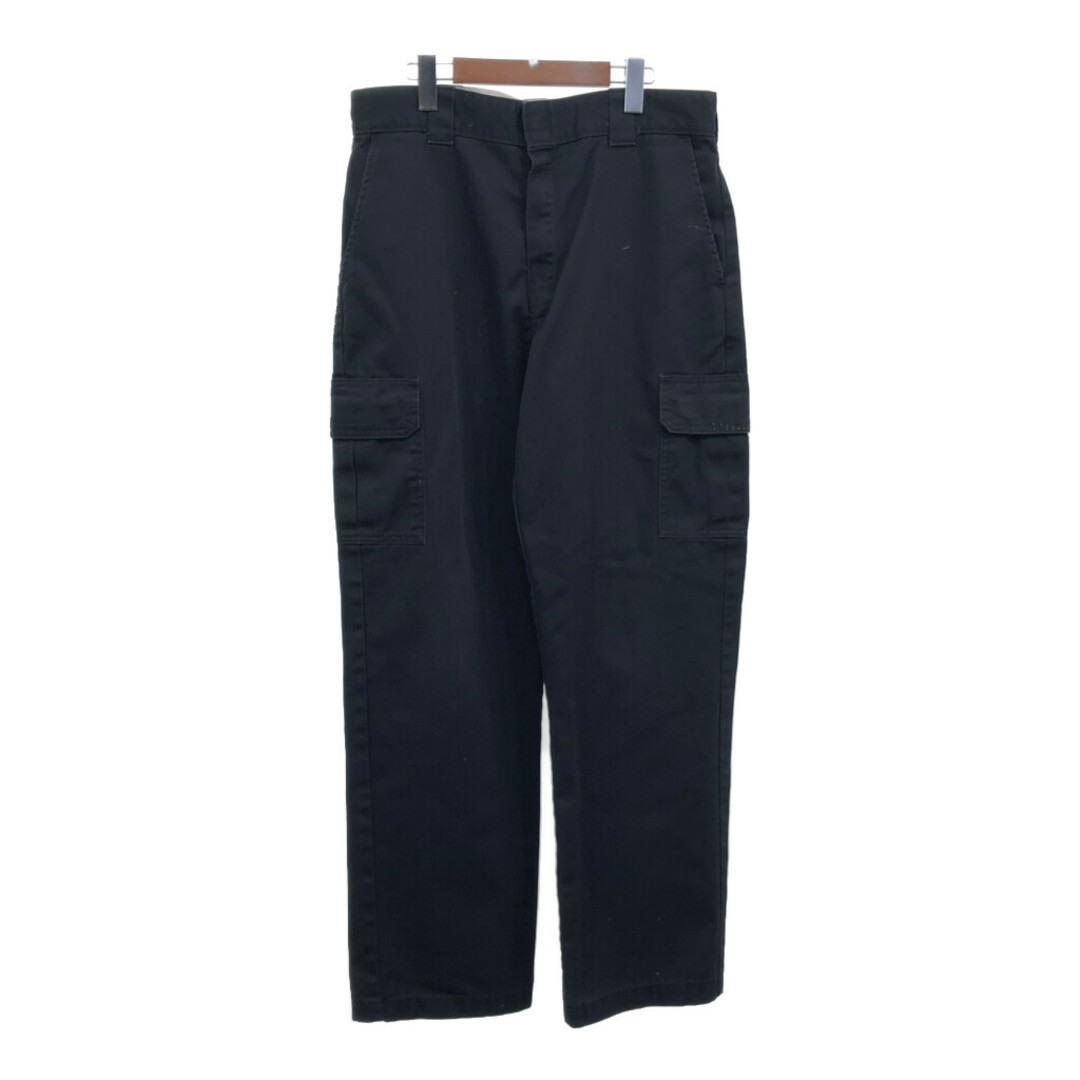 Dickies(ディッキーズ)のDickies ディッキーズ カーゴ パンツ ワーク ブラック (メンズ 34×34) 中古 古着 Q3904 メンズのパンツ(その他)の商品写真