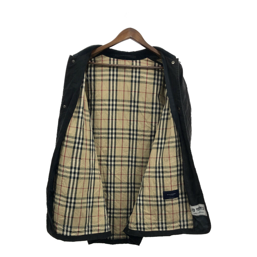 BURBERRY(バーバリー)のBURBERRY バーバリー 中綿入り キルティングジャケット ブランド ブラック (メンズ L) 中古 古着 Q3871 メンズのジャケット/アウター(その他)の商品写真