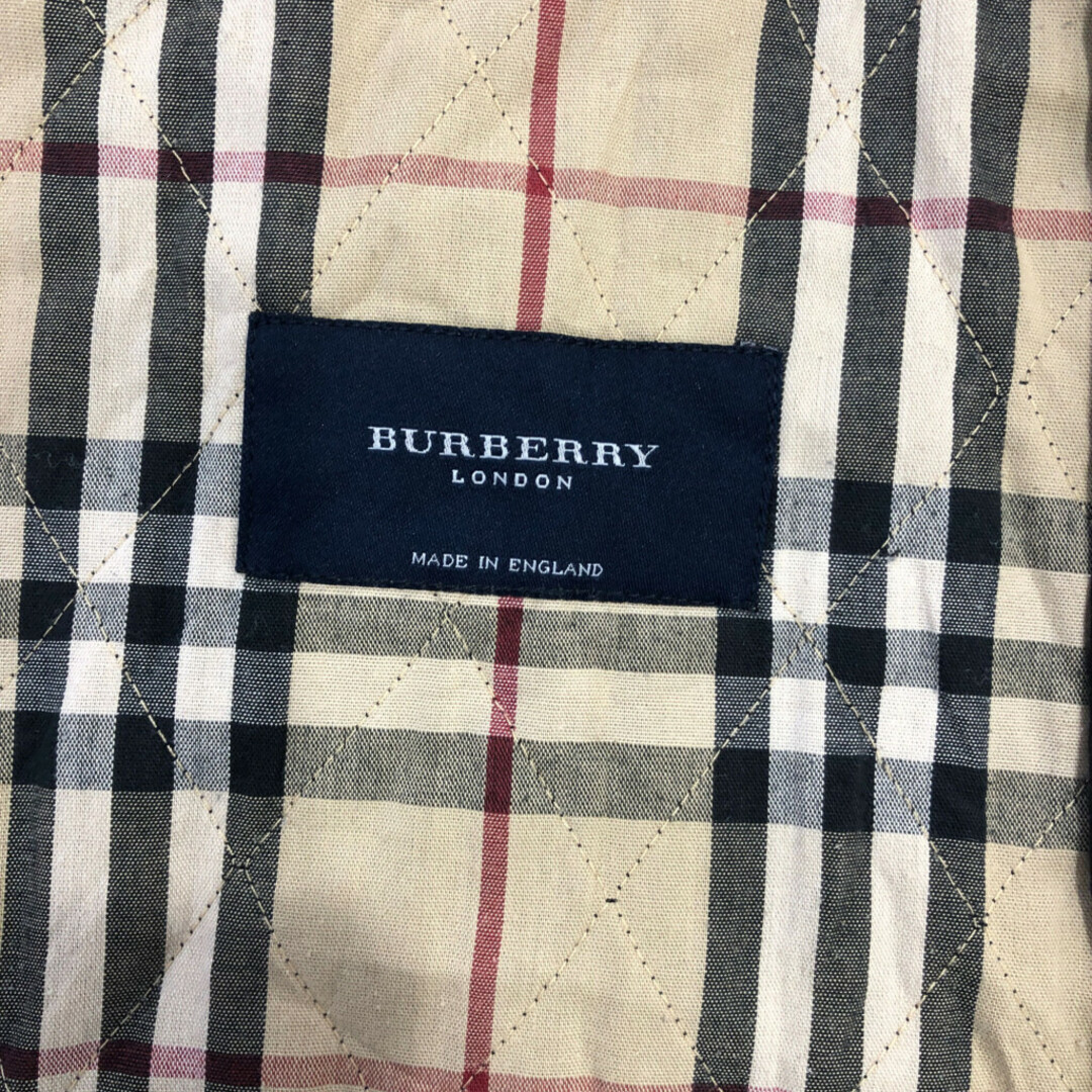 BURBERRY(バーバリー)のBURBERRY バーバリー 中綿入り キルティングジャケット ブランド ブラック (メンズ L) 中古 古着 Q3871 メンズのジャケット/アウター(その他)の商品写真