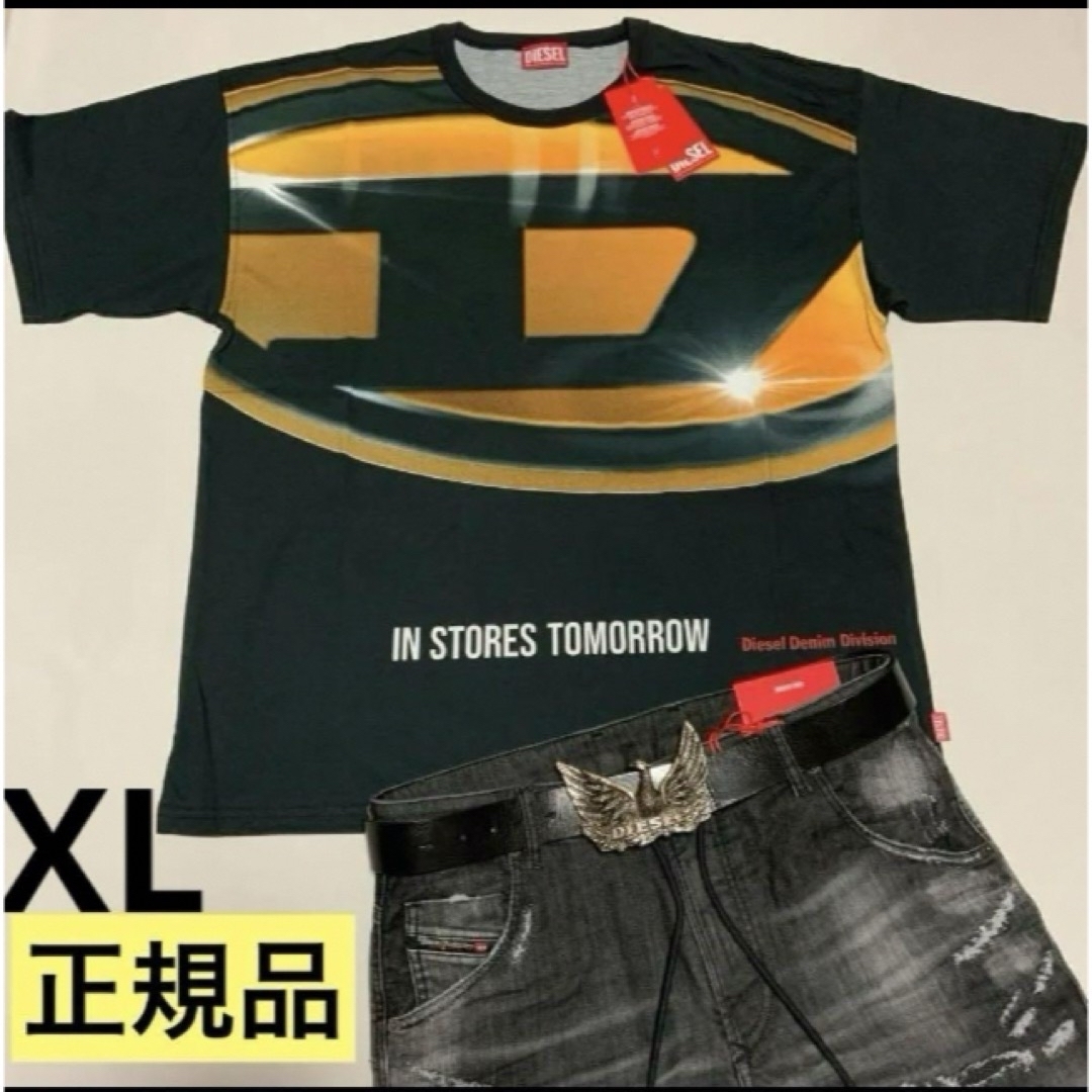 DIESEL(ディーゼル)の洗練されたデザイン　DIESEL　Tシャツ　T-Boxt-P1　XL メンズのトップス(Tシャツ/カットソー(半袖/袖なし))の商品写真