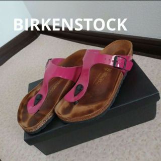 ビルケンシュトック(BIRKENSTOCK)のBIRKENSTOCK　ピンク　サンダル(サンダル)