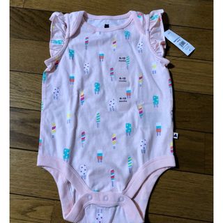 ベビーギャップ(babyGAP)のbabygap GAP フリル　ロンパース　タグ付き未使用品(ロンパース)