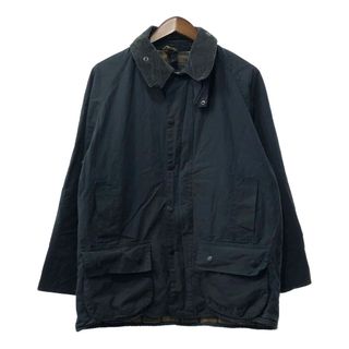 バーブァー(Barbour)のイングランド製 Barbour バブアー BEAUFORT ビューフォート オイルドジャケット ネイビー (メンズ 44) 中古 古着 Q3836(その他)