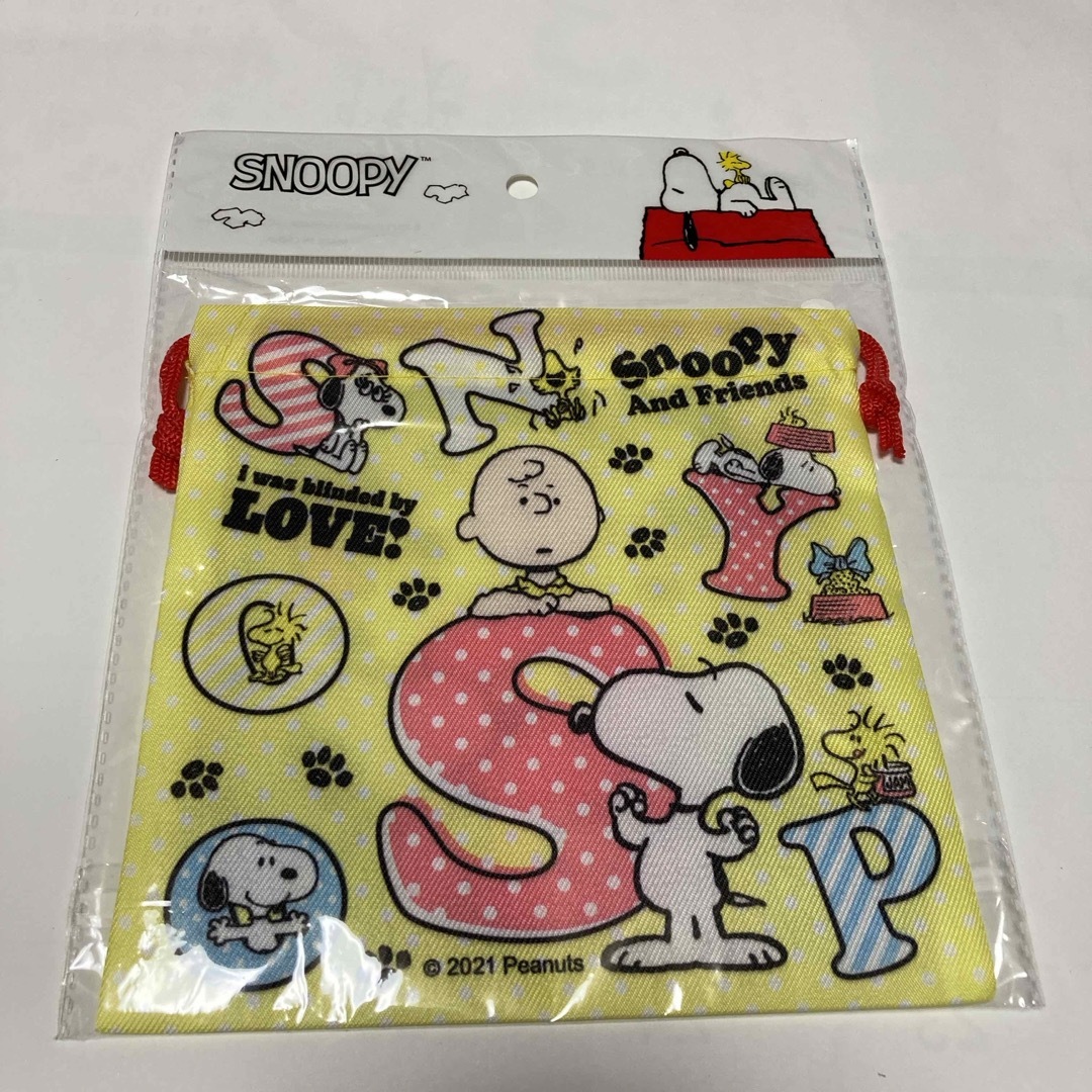 11) スヌーピー　巾着　ポーチ　ミニ巾着　SNOOPY 未使用 レディースのファッション小物(ポーチ)の商品写真