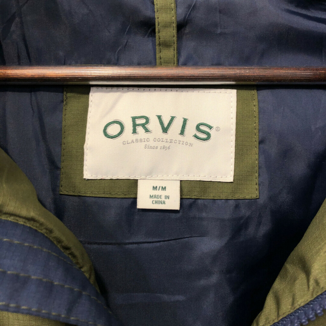 ORVIS オービス ダウンベスト ワンポイント刺繍ロゴ カーキ ORVIS オービス ダウンベスト ワンポイント刺繍ロゴ カーキ