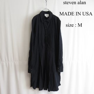 steven alan - steven alan プルオーバー ロング ワンピース トップス USA製 紺