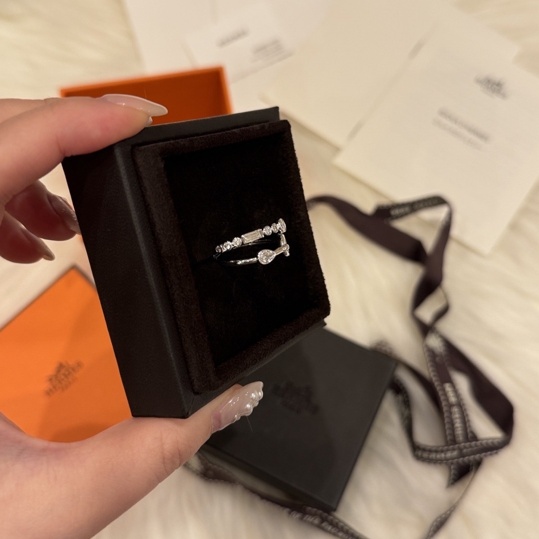 HERMES - 【新品未使用】エルメス リング 《シェーヌ・ダンクル HERMES - 【新品未使用】エルメス リング 《シェーヌ・ダンクル