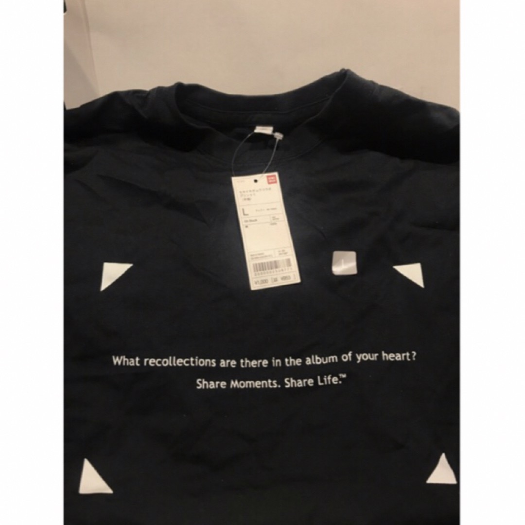 UNIQLO(ユニクロ)の【L】ユニクロ 企業コラボTシャツ コダック Kodak 黒　UNIQLO メンズのトップス(Tシャツ/カットソー(半袖/袖なし))の商品写真