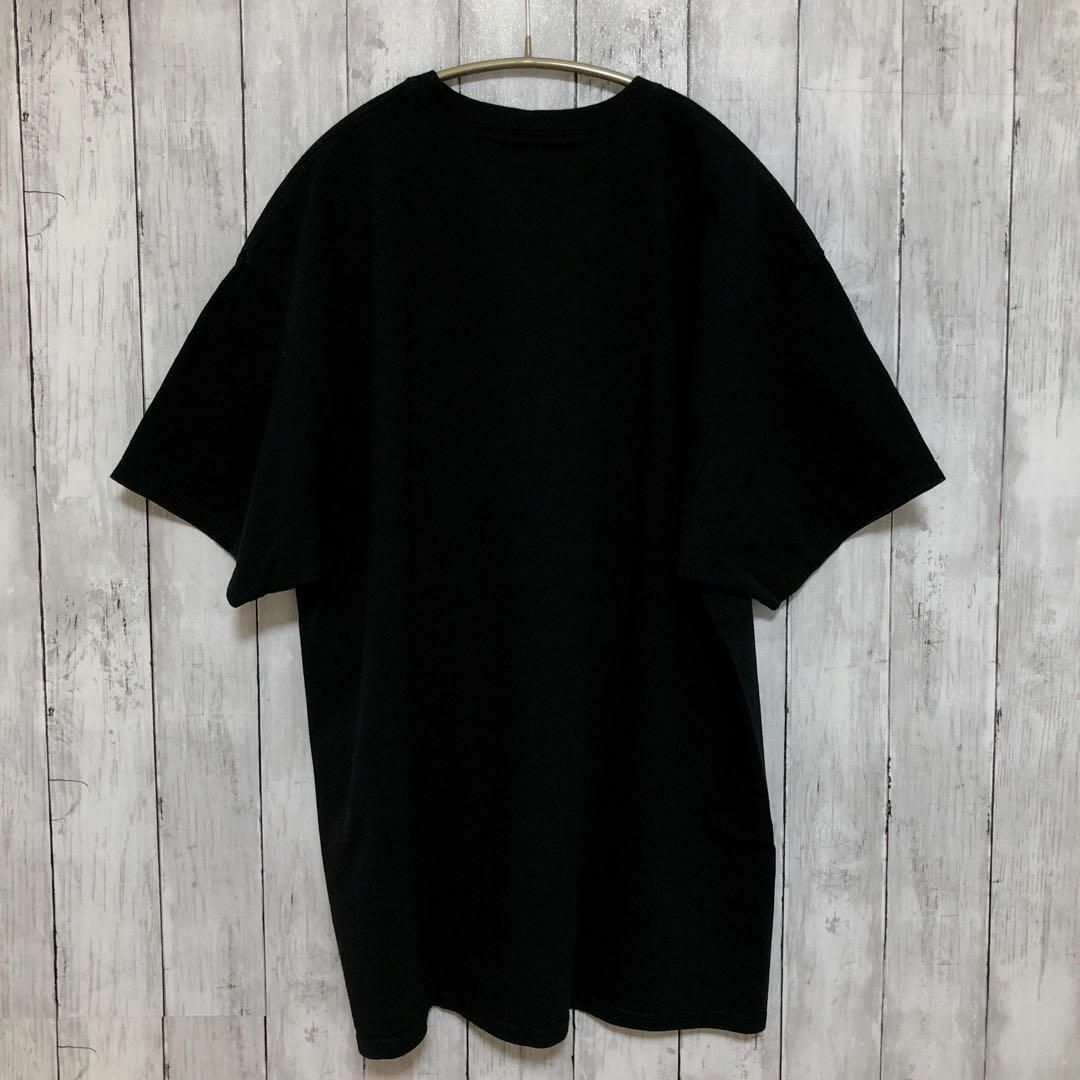 半袖Ｔシャツ　100％コットン　黒ブラック　オーバーサイズＸＬ　メンズ　古着 メンズのトップス(Tシャツ/カットソー(半袖/袖なし))の商品写真