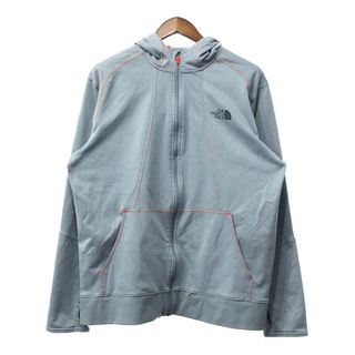 ザノースフェイス(THE NORTH FACE)のTHE NORTH FACE ノースフェイス エイペックスサーマル フーディー パーカー アウトドア グレー (メンズ XL) 中古 古着 Q3974(パーカー)