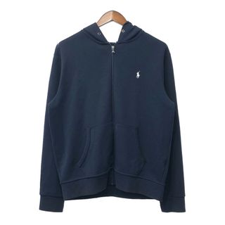 ポロラルフローレン(POLO RALPH LAUREN)のPolo by Ralph Lauren ポロ ラルフローレン フルジップ スウェット パーカー アメカジ ネイビー (メンズ L) 中古 古着 Q3968(パーカー)