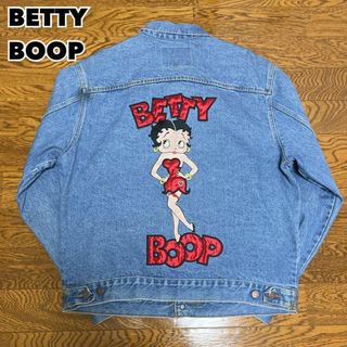 ヴィンテージ(VINTAGE)のUSA製 BETTY BOOP ベティブープ Gジャン デニムジャケット(Gジャン/デニムジャケット)