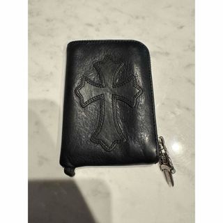 クロムハーツ(Chrome Hearts)のchrome hearts タイニーzip セメタリークロスパッチ　ウォレット(コインケース/小銭入れ)