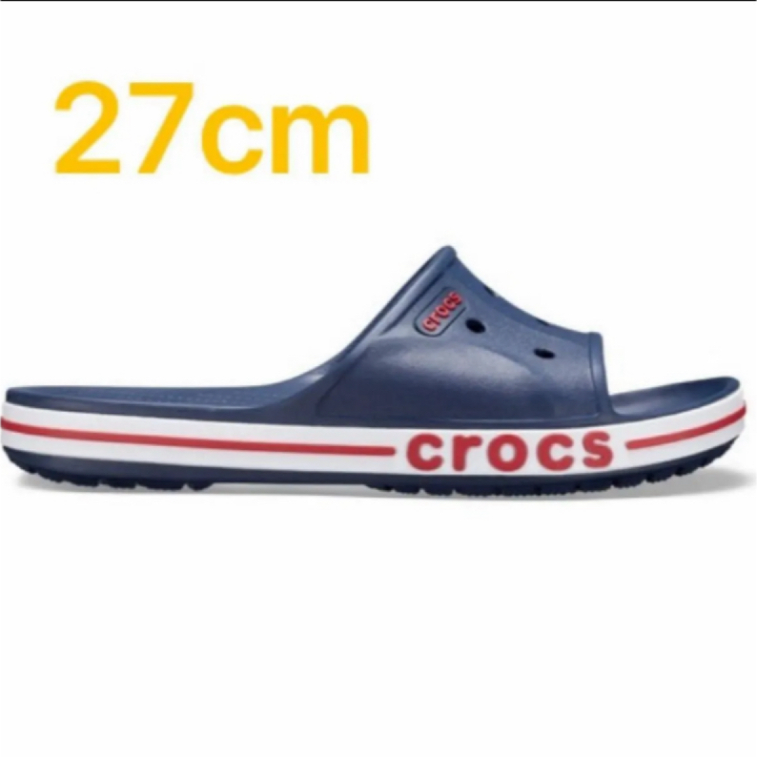 サンダル クロックス crocs バヤバンド スライド 27cm  ネイビー メンズの靴/シューズ(サンダル)の商品写真