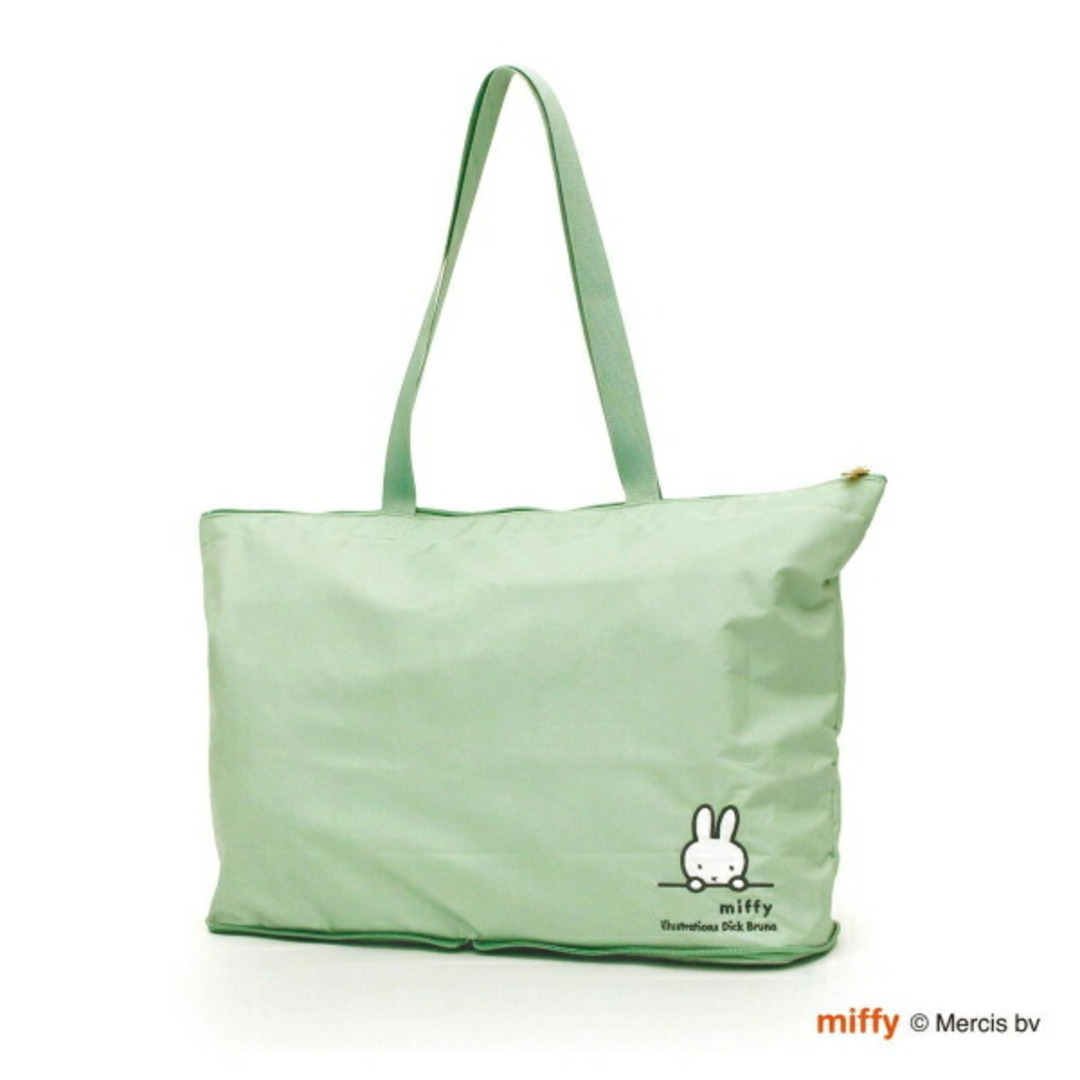 miffy(ミッフィー)のミッフィー miffy 折りたたみトートバッグ ミントフェイス バッグ レディースのバッグ(トートバッグ)の商品写真