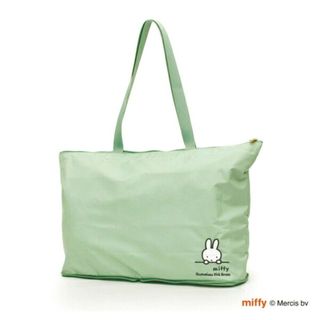 ミッフィー(miffy)のミッフィー miffy 折りたたみトートバッグ ミントフェイス バッグ(トートバッグ)