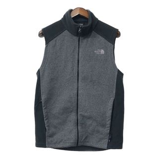 ザノースフェイス(THE NORTH FACE)のTHE NORTH FACE ノースフェイス フリースベスト アウトドア ブラック (メンズ M) 中古 古着 Q3999(その他)