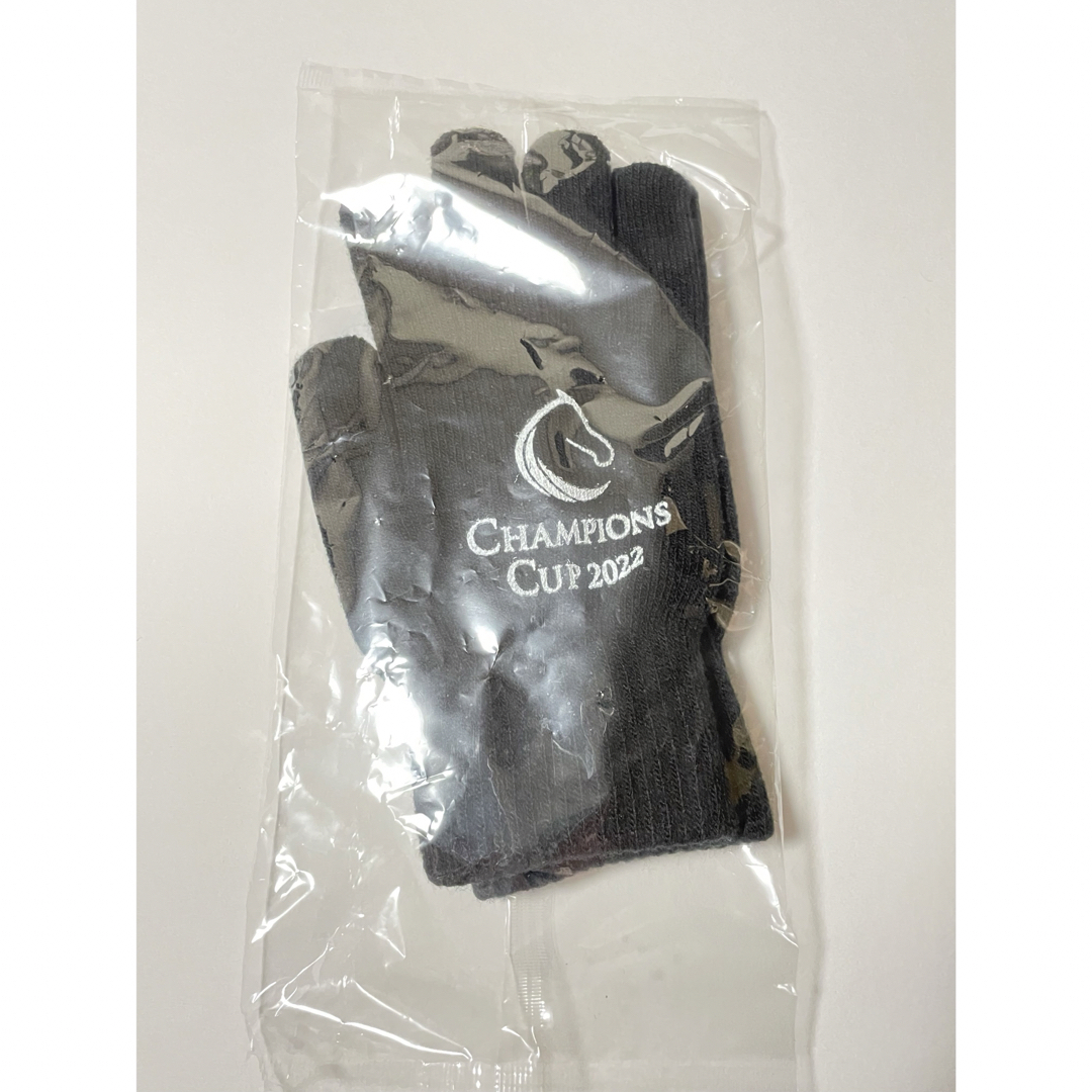 スマートフォンを操作できる 手袋 競馬 ブラック 黒色 メンズのファッション小物(手袋)の商品写真