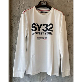 エスワイサーティトゥバイスィートイヤーズ(SY32 BY SWEET YEARS)のSY32 by SWEET YEARS 長袖Tシャツ ロンT ホワイト M(Tシャツ/カットソー(七分/長袖))