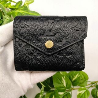 ルイヴィトン(LOUIS VUITTON)のルイヴィトン　三つ折り財布　ポルトフォイユゾエ　ノワール　アンプラント(財布)