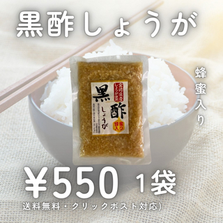 黒酢しょうが 蜂蜜入り 宮崎県産 漬物 ギフト グルメ 九州 加工食品 送料無料(漬物)