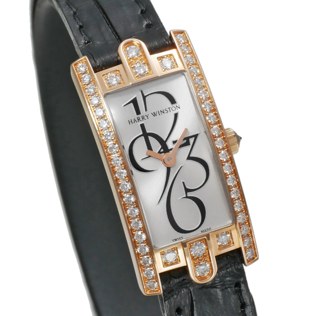 HARRY WINSTON(ハリーウィンストン)のハリーウィンストン アベニューCミニ ベゼルダイヤモンド Ref.AVCQHM16RR005 中古品 レディース 腕時計 レディースのファッション小物(腕時計)の商品写真
