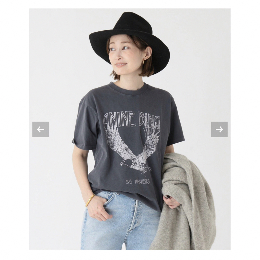 DEUXIEME CLASSE(ドゥーズィエムクラス)のDeuxieme Classe【ANINE BING】EAGLE Tシャツ レディースのトップス(Tシャツ(半袖/袖なし))の商品写真