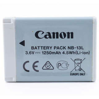 キヤノン(Canon)のCanon NB13L NB-13L 純正バッテリー　電池　美品(コンパクトデジタルカメラ)
