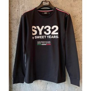 エスワイサーティトゥバイスィートイヤーズ(SY32 BY SWEET YEARS)のSY32 by SWEET YEARS 長袖Tシャツ ロンT ブラック M(Tシャツ/カットソー(七分/長袖))