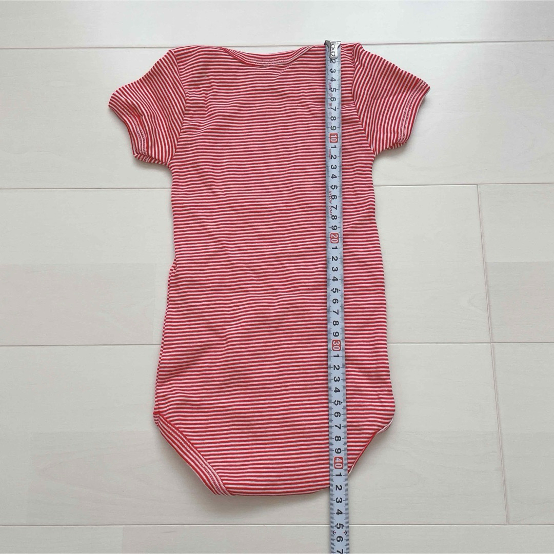 PETIT BATEAU(プチバトー)のプチバトー　半袖ボディ3枚組　18m  キッズ/ベビー/マタニティのベビー服(~85cm)(ロンパース)の商品写真