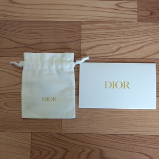 ディオール(Dior)のDIOR 巾着、メッセージカード入れ(ポーチ)