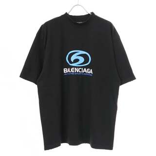 バレンシアガ(Balenciaga)のBALENCIAGA バレンシアガ 24SS SURFER Medium Fit Tee プリントTシャツ 764235 TPVU6 ブラック S(Tシャツ/カットソー(半袖/袖なし))
