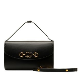 グッチ(Gucci)の美品 グッチ ZUMI ズゥミ ハンドバッグ チェーンショルダーバッグ 2WAY 572375 レザー レディース GUCCI 【230-46749】(ショルダーバッグ)